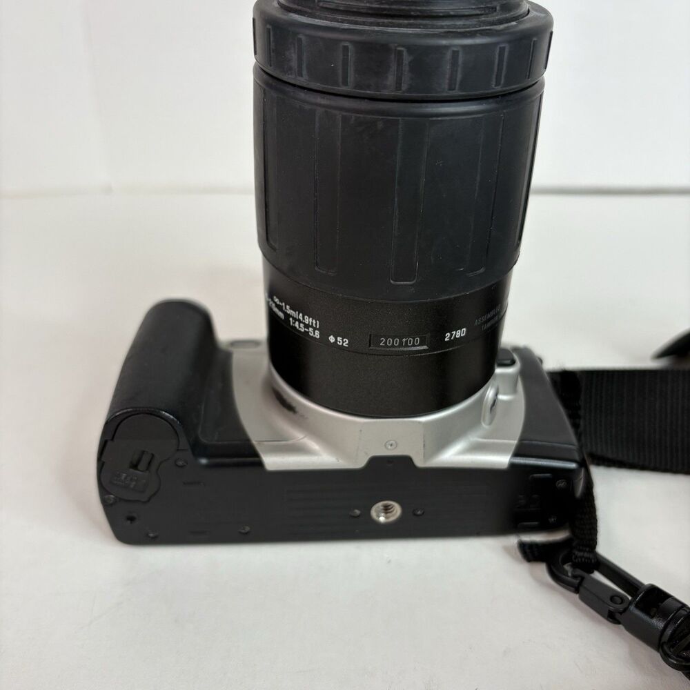 Vintage Canon Rebel 2000 Eos, With Flash And Zoom 80-200mm 1:4.5-5.6 Lens, UV - Picture 7 of 12